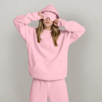 Women's Fashion Solid Color Hooded Top